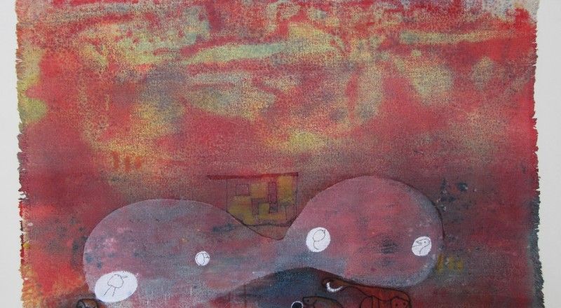 Ilusion 1998 Seidenleinen Mischtechnik ca. ca. 35x30 cm (1280x1028)