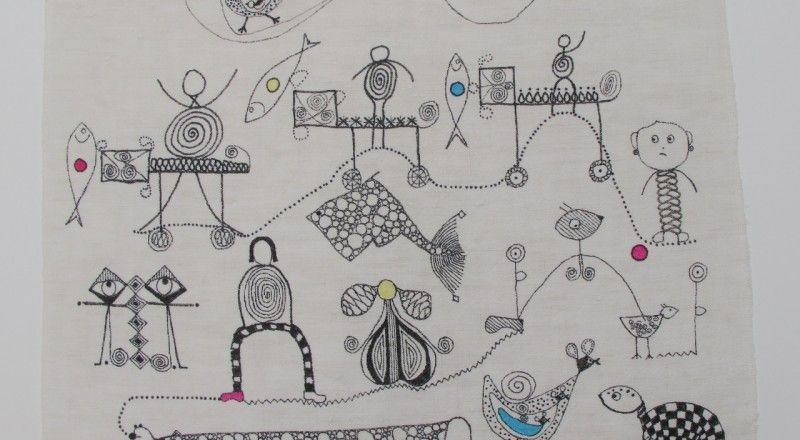 ratlos am Weg 2008 Leinen Tuschestift ca. 35x40 cm (1280x1091)-1